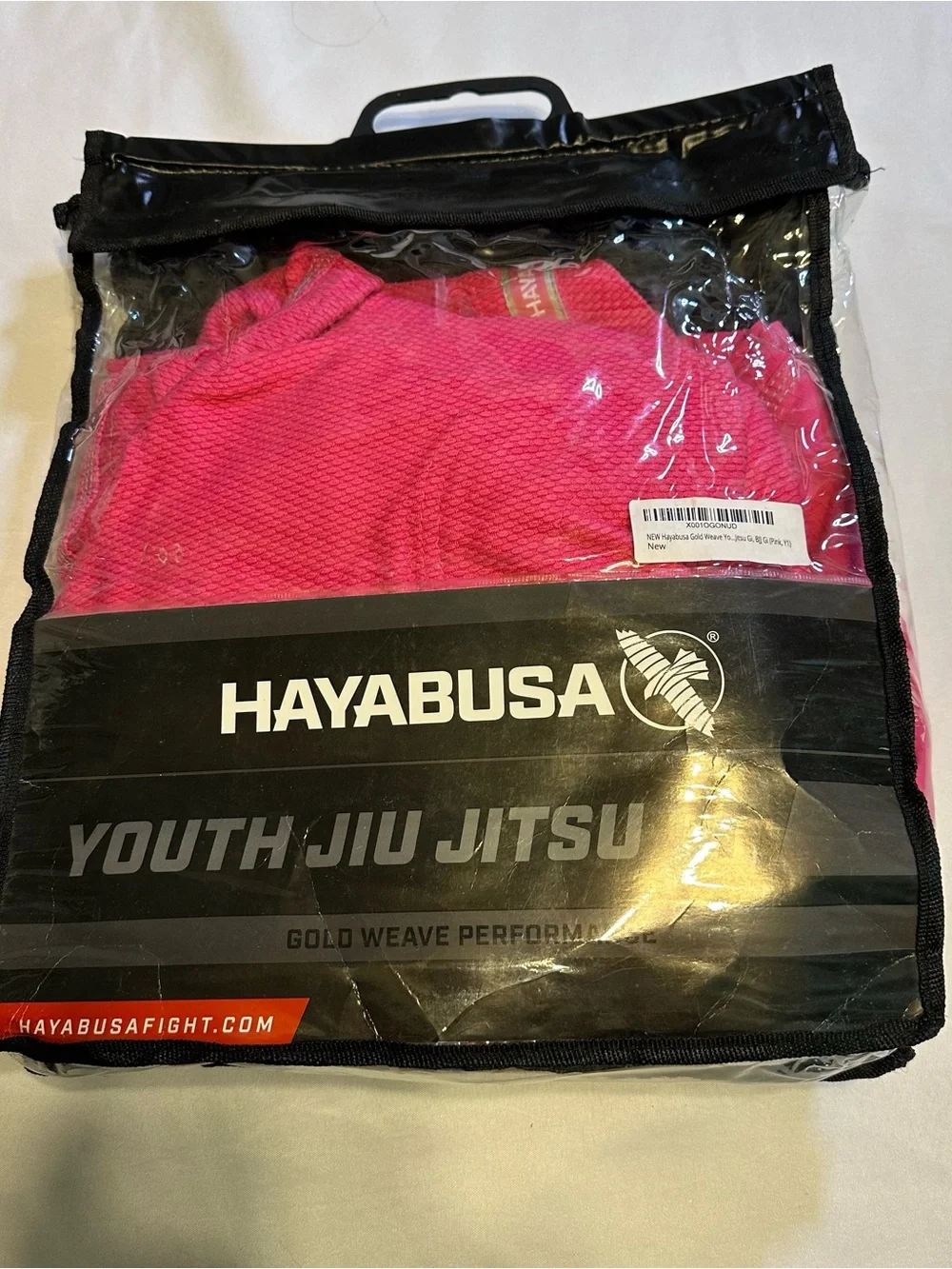 Hayabusa Kids Pink Jiu-Jitsu Gi Set with White Belt